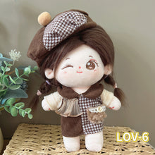 Load image into Gallery viewer, 20CM Cotton Doll Rompers Cartoon Plush Doll Replacement Outfit Dress Playing House Accessories Mini Clothes
