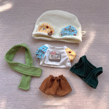 Load image into Gallery viewer, 20CM Cotton Doll Rompers Cartoon Plush Doll Replacement Outfit Dress Playing House Accessories Mini Clothes
