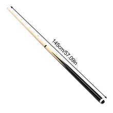 Load image into Gallery viewer, 1PC 145CM 1/2 Split Club 12MM Head Snooker Nine-Ball White Wood Cue Stick Billiard Supplies
