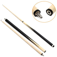 Load image into Gallery viewer, 1PC 145CM 1/2 Split Club 12MM Head Snooker Nine-Ball White Wood Cue Stick Billiard Supplies
