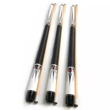 Load image into Gallery viewer, 1PC 147CM Weighted 1/2 Split Cue 13MM Big Head Chinese Black Eight Snooker Maple Birch Cue Stick Billiard Supplies
