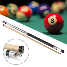 Load image into Gallery viewer, 1PC 147CM Weighted 1/2 Split Cue 13MM Big Head Chinese Black Eight Snooker Maple Birch Cue Stick Billiard Supplies
