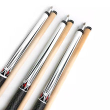 Load image into Gallery viewer, 1PC 147CM Weighted 1/2 Split Cue 13MM Big Head Chinese Black Eight Snooker Maple Birch Cue Stick Billiard Supplies
