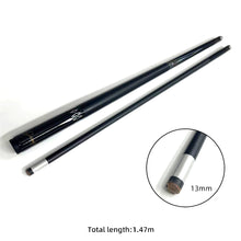 Load image into Gallery viewer, 1.47M 13MM American Big Head Pool Cue 1/2 Split Chinese Black Eight Carbon Billiard Cue Stick
