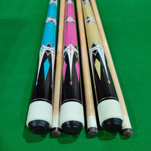 Load image into Gallery viewer, 1PC 145CM 13MM Big Head Fancy Nine Billiard Cue 1/2 Split Birch Cue Stick Billiards Accessories
