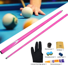 Load image into Gallery viewer, 1PC 145CM Carbon Fiber Billiard Cue 1/2 Split Spiral Interface 9.5MM Small Head Snooker Stick Billiard Supplies
