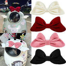 Load image into Gallery viewer, Cute Motorcycle Helmet Bow Decoration Electric Bike Helmet Bows Accessories Bowknot For Car Body Decoration Girl Women
