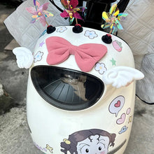 Load image into Gallery viewer, Cute Motorcycle Helmet Bow Decoration Electric Bike Helmet Bows Accessories Bowknot For Car Body Decoration Girl Women
