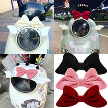 Load image into Gallery viewer, Cute Motorcycle Helmet Bow Decoration Electric Bike Helmet Bows Accessories Bowknot For Car Body Decoration Girl Women
