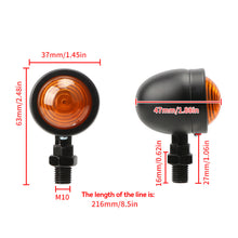 Load image into Gallery viewer, 2Pcs 12V Motorcycle LED Turn Signal Light Motor Flashing Light Clignotant Fit for Kawasaki Suzuki Yamaha
