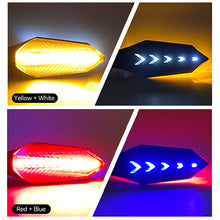 Load image into Gallery viewer, 2Pcs LED Motorcycle Turn Signal Lamp Sequential Flowing Flash Indicator Lights Running Light Motorcycle Tail Lights
