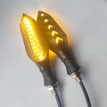 Load image into Gallery viewer, 2Pcs LED Motorcycle Turn Signal Lamp Sequential Flowing Flash Indicator Lights Running Light Motorcycle Tail Lights
