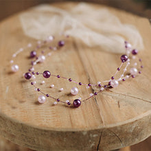 Load image into Gallery viewer, Newborn Photography Props Toddler Girls Pearl Headband Baby Photoshoots Posing Photo Tieback Princess Hair Accessories
