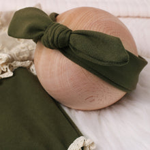 Load image into Gallery viewer, 2Pcs/Set Newborn Green Lace Romper Jumpsuit Rabbit Headband Set Baby Boy Girl Photography Clothes
