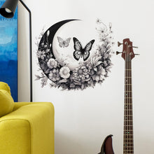 Load image into Gallery viewer, Personality Creative Moon Wreath Butterfly Bedroom Living Room Home Decoration Wall Stickers Wholesale Room Decoration
