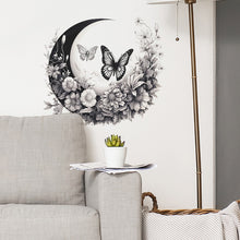 Load image into Gallery viewer, Personality Creative Moon Wreath Butterfly Bedroom Living Room Home Decoration Wall Stickers Wholesale Room Decoration

