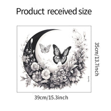 Load image into Gallery viewer, Personality Creative Moon Wreath Butterfly Bedroom Living Room Home Decoration Wall Stickers Wholesale Room Decoration
