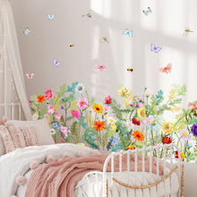 Load image into Gallery viewer, DIY Wall Decals Mural PVC Wall Stickers Flowers Wall Stickers for Living Room Bedroom Kitchen Home Decor Wallpaper
