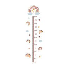 Load image into Gallery viewer, Rainbow Height Measurement Wall Stickers for Kids Room Height Ruller Grow Up Chart Wall Decals for Baby Nursery Room Decoration

