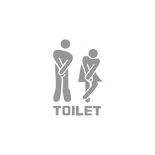 Load image into Gallery viewer, WC Toilet Entrance Sign Door Stickers For Public Place Home Decoration Creative Pattern Wall Decals Diy Funny Vinyl Mural Art
