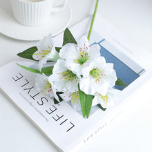 Load image into Gallery viewer, Artificial Narcissus Flower Bouquet Indoor Furniture Table Decoration Fake Flower Wedding Scene Shooting Props Daffodil
