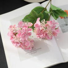 Load image into Gallery viewer, Artificial Flowers Hydrangea Bouquet Wedding Decoration Fake Flower Craft Home Room Vase Decor Accessories Center Table Ornament
