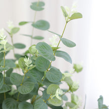 Load image into Gallery viewer, Artificial Plants Eucalyptus Leaves Green Leaf Branches Flowers Wreath DIY Bouquet Wedding Home Decoration
