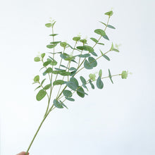 Load image into Gallery viewer, Artificial Plants Eucalyptus Leaves Green Leaf Branches Flowers Wreath DIY Bouquet Wedding Home Decoration
