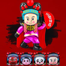 Load image into Gallery viewer, Sichuan Beijing Opera Face Changing Dolls Chinese Style Fortune Faces Change Makeup Crafts Ornament Children's Toy New Year Gifts
