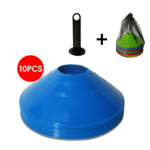 Load image into Gallery viewer, 10Pcs/ Set Kids Football Training Equipment for Pro Disc Cones Agility Exercise Obstacles Avoiding Sport Training Accessories
