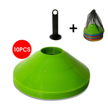 Load image into Gallery viewer, 10Pcs/ Set Kids Football Training Equipment for Pro Disc Cones Agility Exercise Obstacles Avoiding Sport Training Accessories
