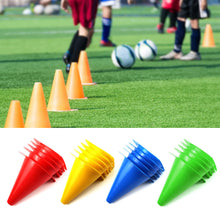 Load image into Gallery viewer, Sports Football Training Mark Bucket Cone Basketball Training Equipment Equipped With Cone Bucket Traffic Sign Safety Obstacle Bucket
