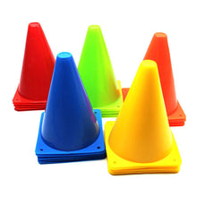 Load image into Gallery viewer, Sports Football Training Mark Bucket Cone Basketball Training Equipment Equipped With Cone Bucket Traffic Sign Safety Obstacle Bucket
