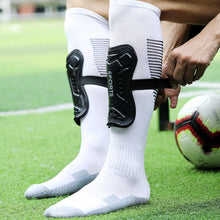 Load image into Gallery viewer, 1 Pair Adult Soft Football Shin Pads Soccer Guards Sports Leg Skin Guard Protector Football Supplies Equipment

