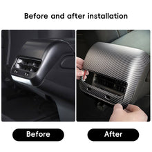 Load image into Gallery viewer, Car Rear Air Vent Outlet Cover Interior Rear Air Outlet Cover Back Vent Cover For Tesla Model 3 2017-2022 Model Y 2019-2022
