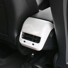 Load image into Gallery viewer, Car Rear Air Vent Outlet Cover Interior Rear Air Outlet Cover Back Vent Cover For Tesla Model 3 2017-2022 Model Y 2019-2022
