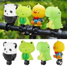 Load image into Gallery viewer, Cartoon Dinosaurs Bike Handlebar Decor Air Horn Children Balance Bike Scooter Bell Super Loud Bicycle Bell Bicycle Accessories
