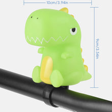 Load image into Gallery viewer, Cartoon Dinosaurs Bike Handlebar Decor Air Horn Children Balance Bike Scooter Bell Super Loud Bicycle Bell Bicycle Accessories
