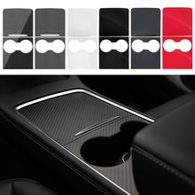 Load image into Gallery viewer, Car Interior Central Control Panel Cover Trim Protection Retrofit Film Decoration Console Sticker For Tesla Model 3 Y Accessories

