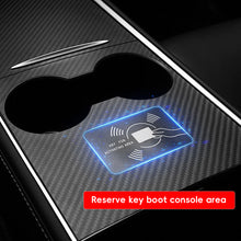 Load image into Gallery viewer, Car Interior Central Control Panel Cover Trim Protection Retrofit Film Decoration Console Sticker For Tesla Model 3 Y Accessories
