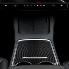 Load image into Gallery viewer, Car Interior Central Control Panel Cover Trim Protection Retrofit Film Decoration Console Sticker For Tesla Model 3 Y Accessories
