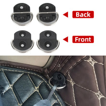 Load image into Gallery viewer, 4Pcs Car Rear Trunk Cargo Net Floor Hook Accessories Boot Cargo Floor Net Tie Down Hook Ring Loop Hanging Flat Screen Net Fixing Kit
