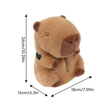 Load image into Gallery viewer, Capybara Car Tissue Boxes Plush Car Backseat Hanging Tissue Bag Box Plush holder cover Auto Toys Interior Decoration Accessories
