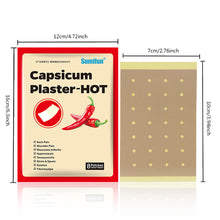Load image into Gallery viewer, 8pcs/bag Neck Pian Relief Shoulder Pain Hyperostosis Capsicum Plaster-hot Strain Sprain Scciatica Relief Pain Relief Plaster Health Care
