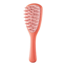 Load image into Gallery viewer, Ginkgo Leaf Hair Brush Massager Silicone Coarse Toothed Handle Hair Comb Long Handle Hair Massage Brush
