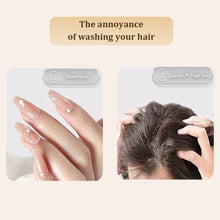 Load image into Gallery viewer, Ginkgo Leaf Hair Brush Massager Silicone Coarse Toothed Handle Hair Comb Long Handle Hair Massage Brush
