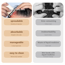 Load image into Gallery viewer, Mini Paste Lotion Metal Head Care Scalp Applicator Household Scalp Care Liquid Massage Comb Hair Growth Nourish Portable Hair Comb
