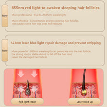 Load image into Gallery viewer, Mino Scalp Applicator EMS Micro Current Hair Care Liquid Essence Introduced Into The Red Light Electric Massage Drug Guide Comb
