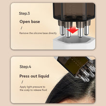 Load image into Gallery viewer, Portable Mini Essential Oil Liquid Guiding Massager Scalp Applicator Liquid Comb Massage Comb Anti Hair Loss Scalp Care Tools
