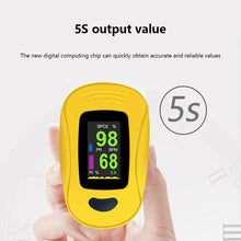 Load image into Gallery viewer, Hexin Chongdian Pulse Oximeter Pulse Oximeter TFT Finger Clip Household Heart Rate Detection Pulse Oximeter Health Care
